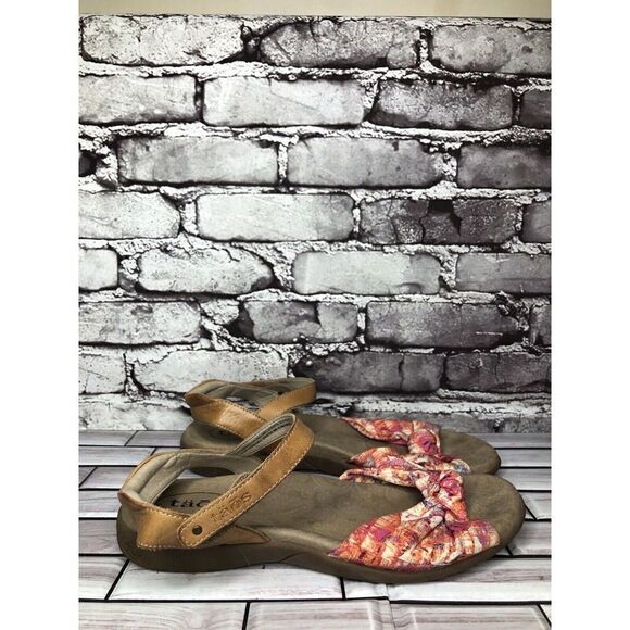 Taos Fabric Knot Ankle Strap Comfort Casual Sandals Women Sz 10M US/41 KNT-13537 - Picture 4 of 15